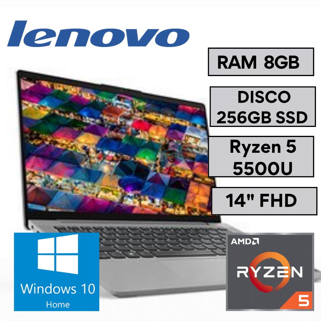 thumbnail image 2 of Lenovo IdeaPad 5 14ALC05 14" FHD Touchscreen Ryzen 7 5700U 1.8GHz 82LM00UEUS Refurbished 2 of 6